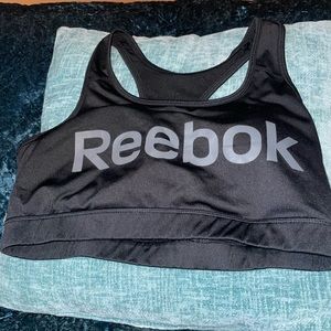 Reebok black bra